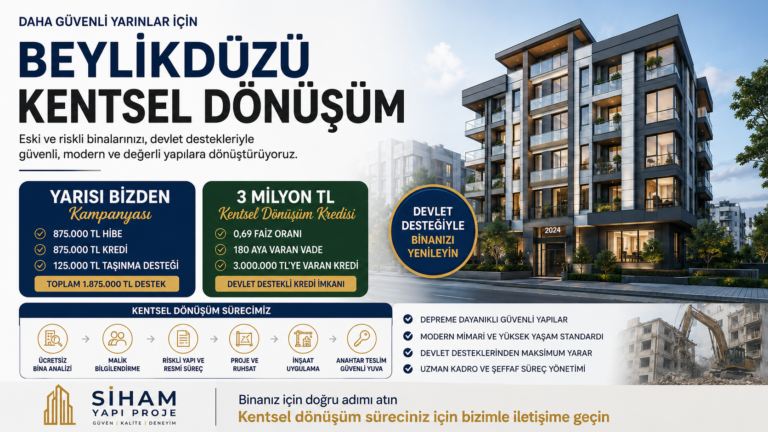 BEYLİKDÜZÜ KENTSEL DÖNÜŞÜM FİRMALARI