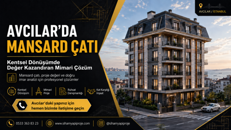 AVCILAR MANSARD ÇATI