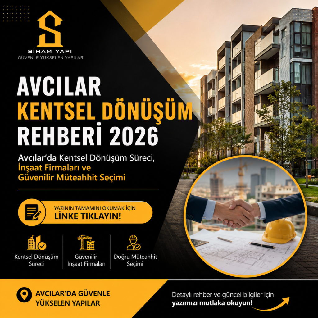 AVCILAR İNŞAAT FİRMALARI